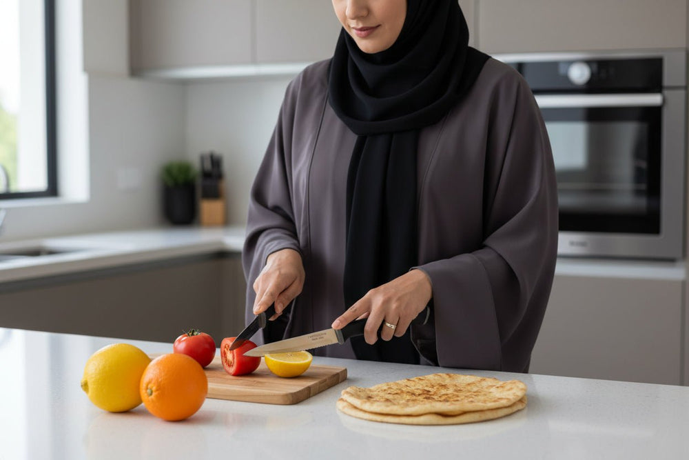طقم سكاكين 3 قطع 7.6 سم و 12.7 سم اسود من Tramontina Felice