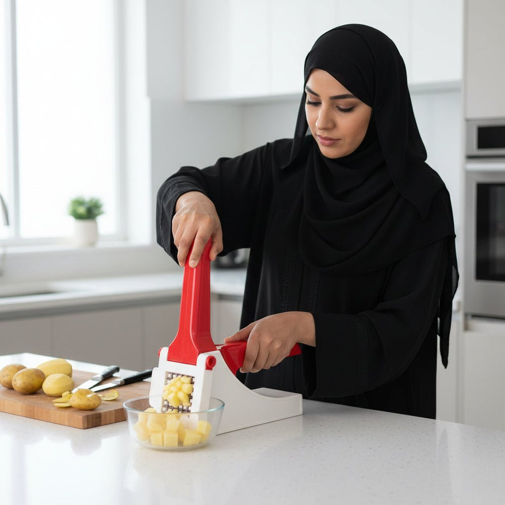 قطاعة بطاطس وخضروات يدوية