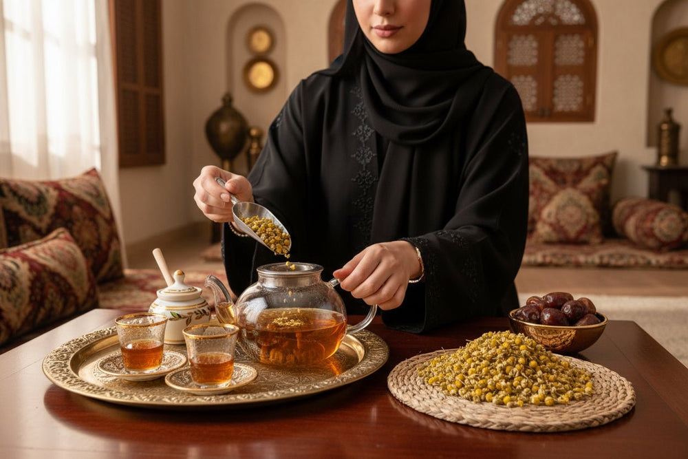 زهور البابونج المجففة 500 جرام  شاي بابونج طبيعي للاسترخاء والهضم