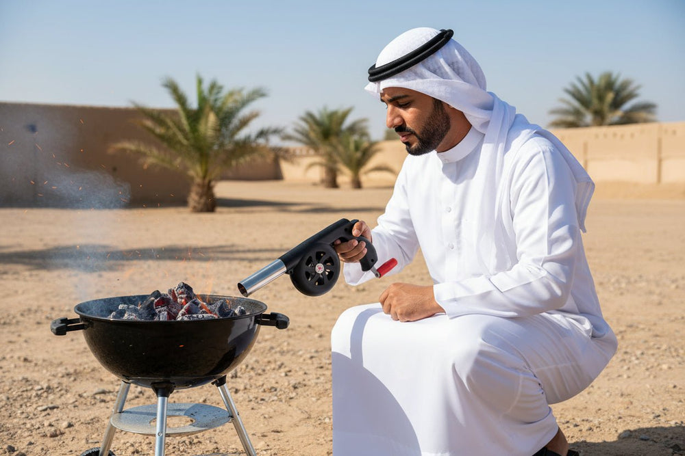 منفاخ الهواء اليدوي للشواء   BBQ40W