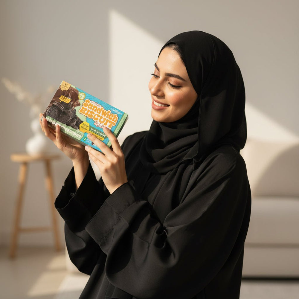 بسكويت ساندويتش الكاكاو عالي البروتين 168 جم