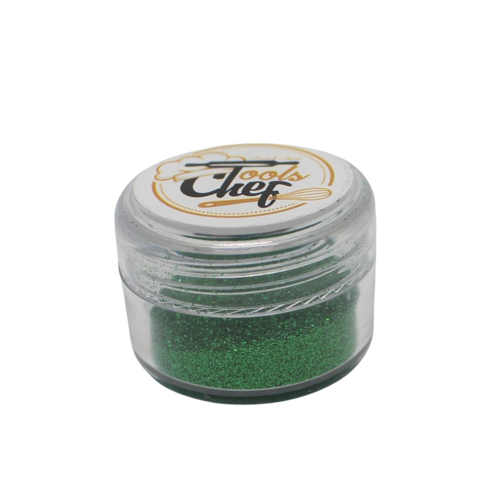 ألوان بريق للطعام أخضر لامع 10 جرام من Glitter Powder