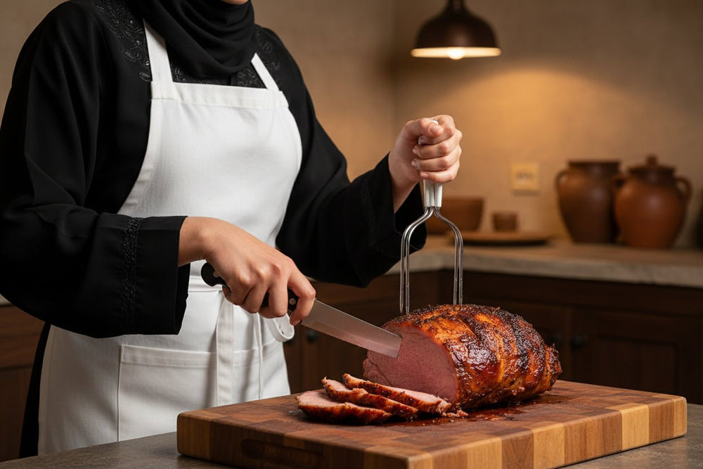 Stainless Steel Meat Lifting Forks - 2 Pieces