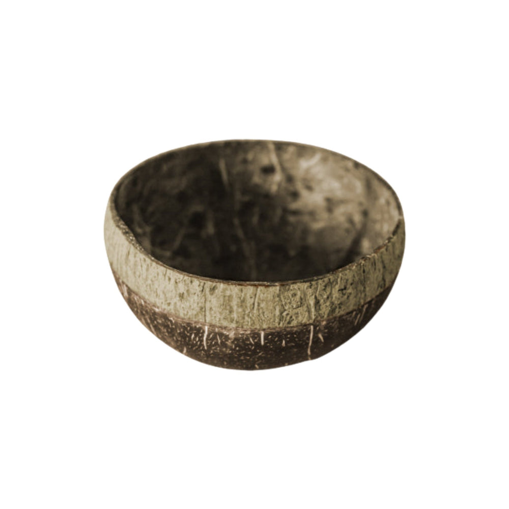 وعاء جوز هند طبيعي مستدام ويدوي الصنع Coconut Shell Bowl