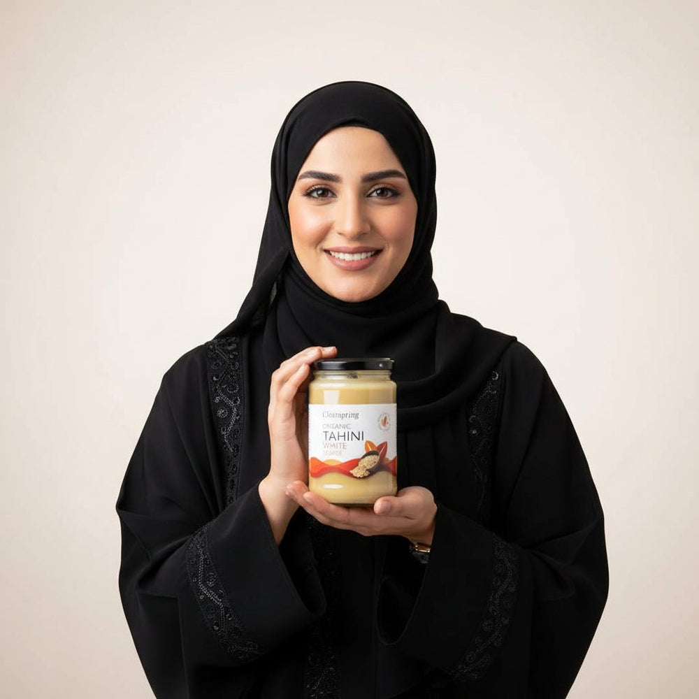 طحينة السمسم الأبيض العضوية 280 جم