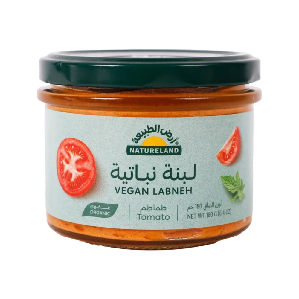 لبنة نباتية عضوية  بالطماطم أرض الطبيعة 180 جم
