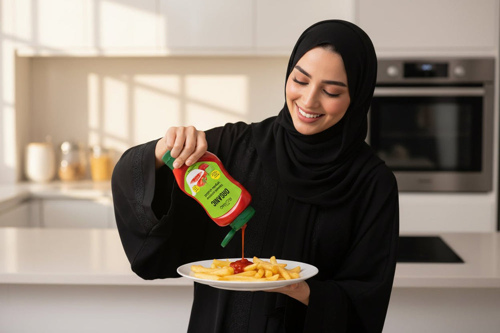 كاتشب ريجانو العضوي بدون سكر مضاف 490 جرام