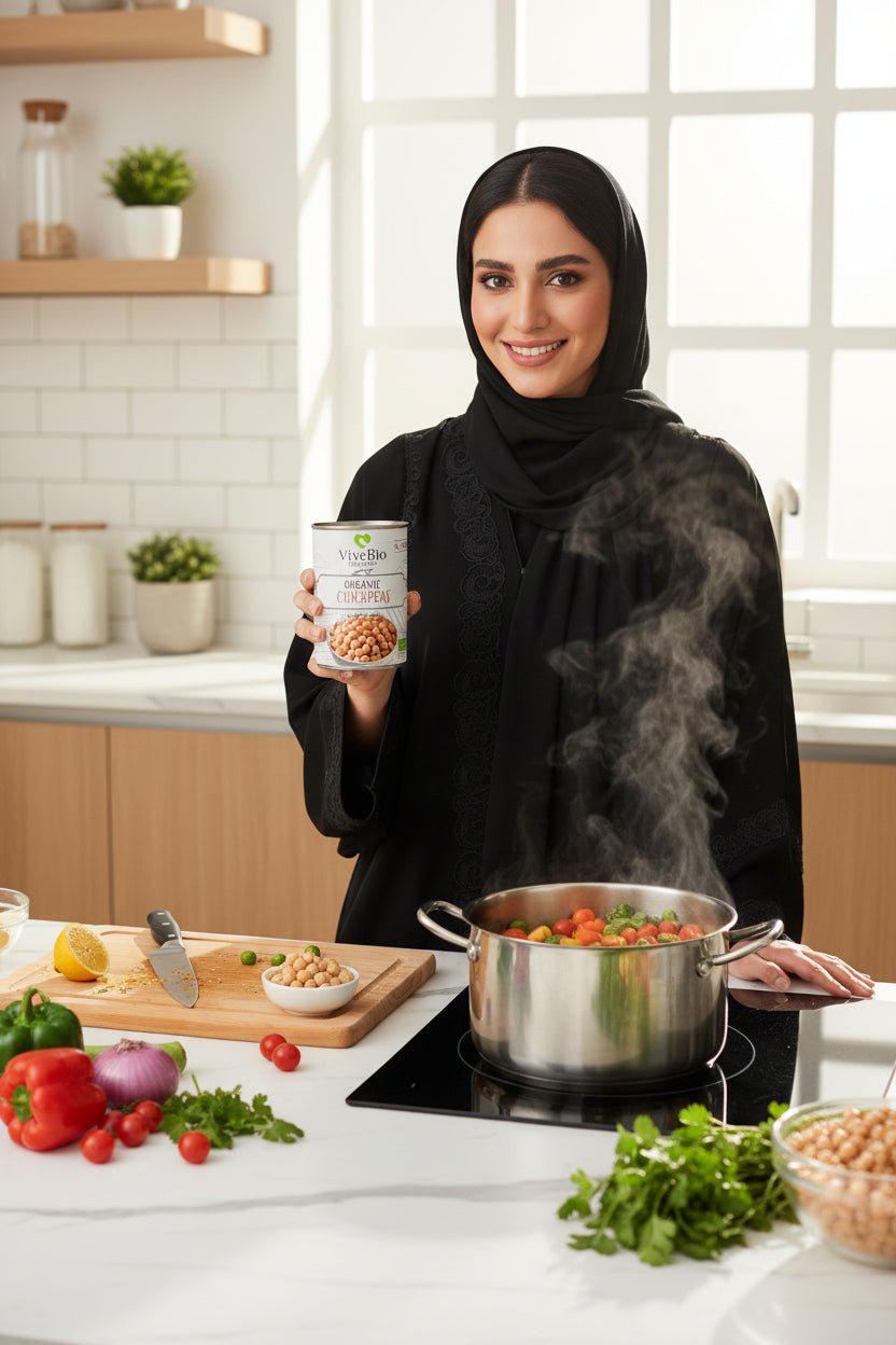 حمص عضوي معلب 400 جرام