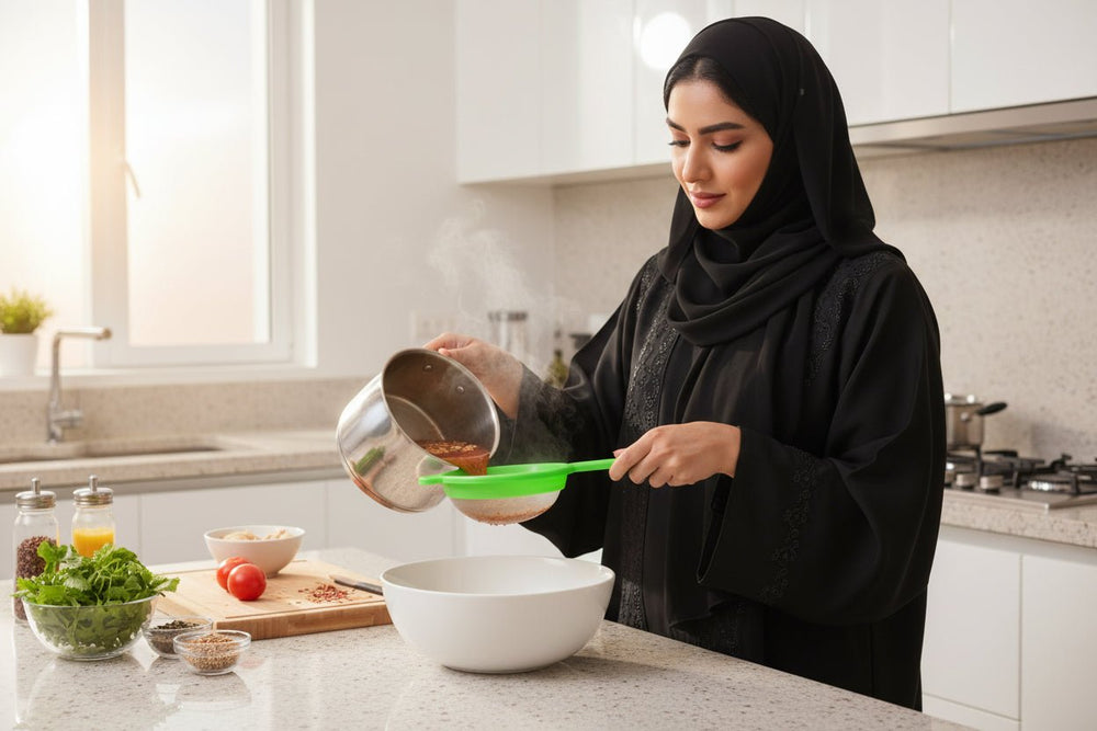 مصفاة بلاستيك هندية 10 سم
