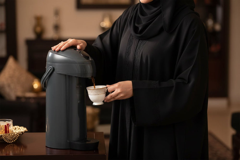 ترمس حراري للقهوة والشاي من السيف سعة 1.9 لتر أسود