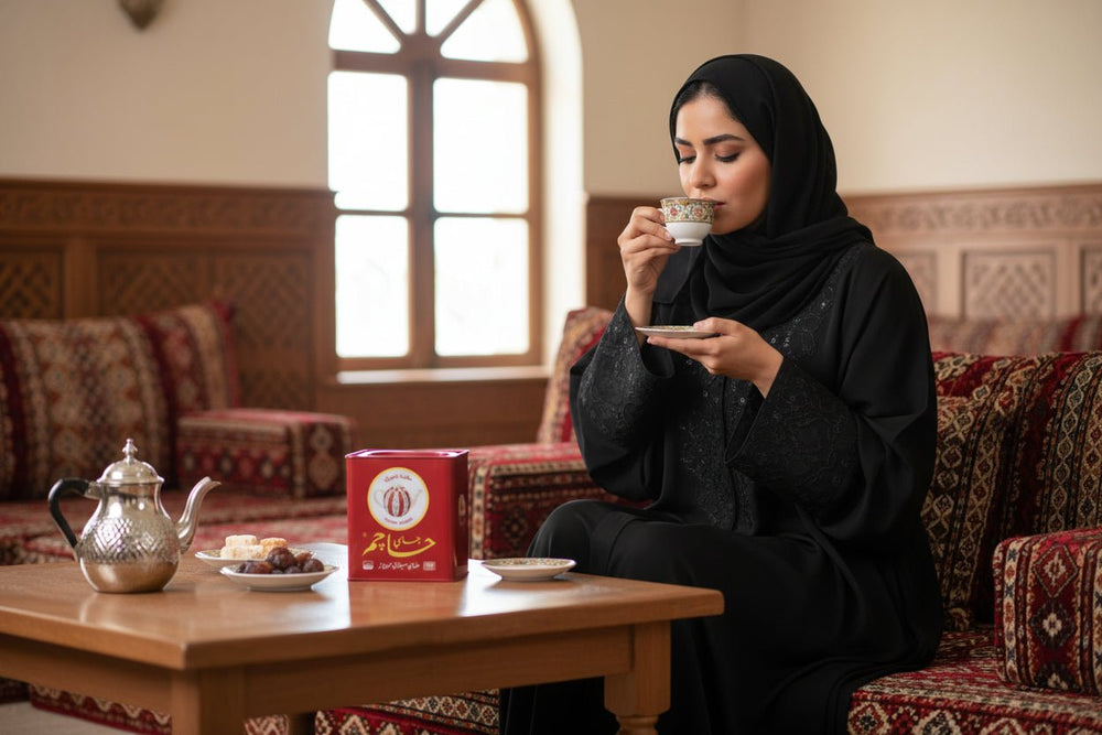 شاي حاجم كويتي خرز قوة النكهة وأصالة الشاي السيلاني 200 جرام