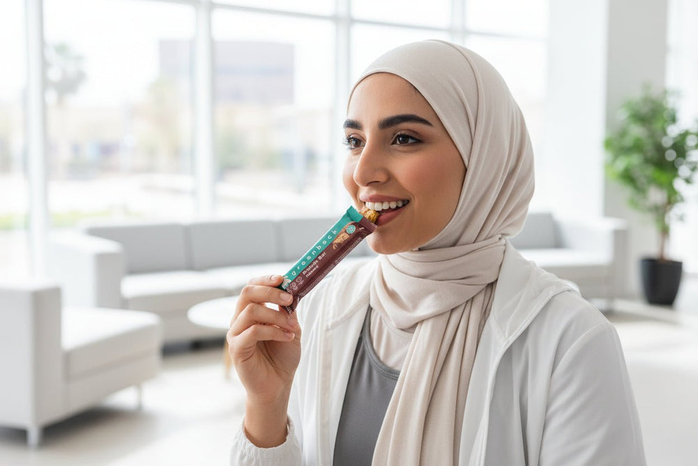 لوح بروتين بار البندق خالي من الجلوتين ونباتي 50 جم
