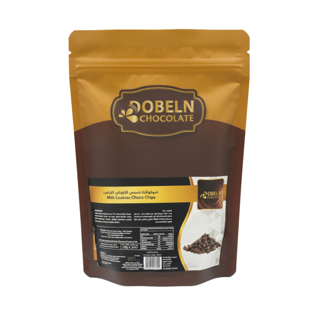 حبيبات شوكولاتة بالحليب للكوكيز 1 كجم من Dobeln Chocolate