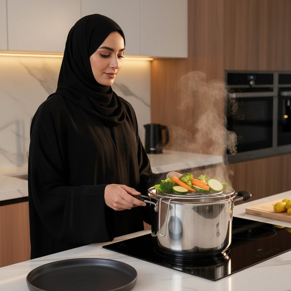 رف طهي بالبخار من الستانلس ستيل متعدد الاستخدام 20 × 20 × 10 سم