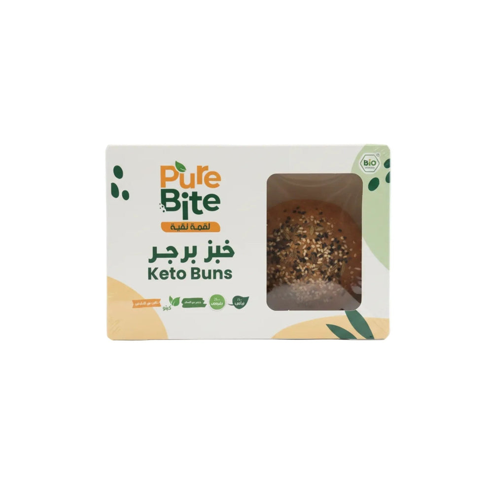 خبز برجر كيتو 2 قطعة