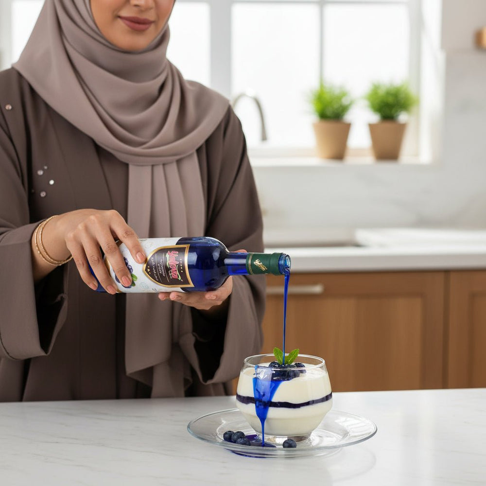 سيرب يالوفا بنكهة التوت الأزرق   750 مل