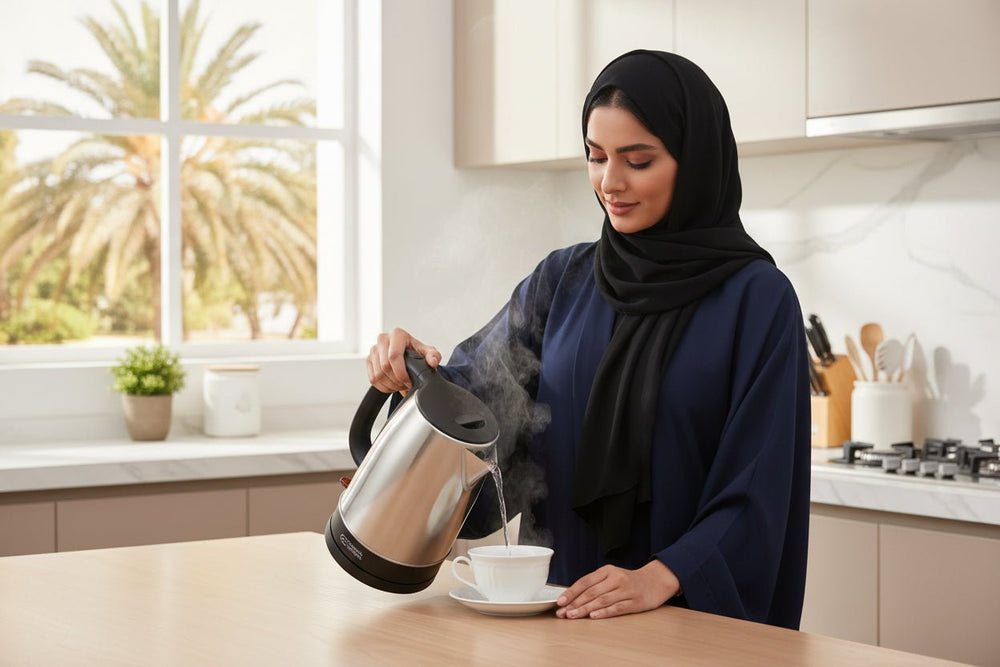 غلاية كهربائية جنرال سوبريم 1.7 لترستانلس ستيل