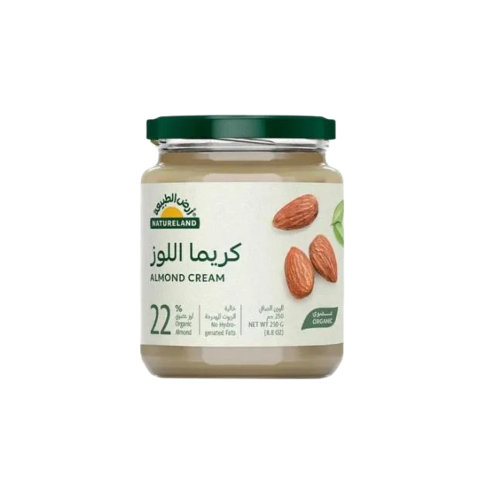 كريما اللوز العضوية من أرض الطبيعة 250 جم