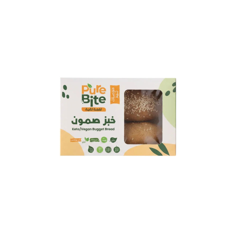 خبز صمولي كيتو ونباتي 2 قطعة