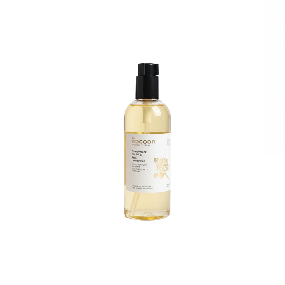 زيت تنظيف البشرة بالورد 310 مل The Cocoon Rose Cleansing Oil