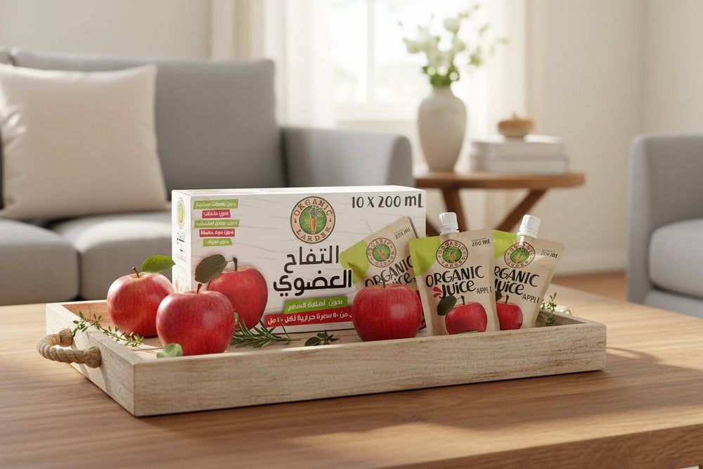 أورجانيك لاردر عصير تفاح عضوي 10 × 200 مل