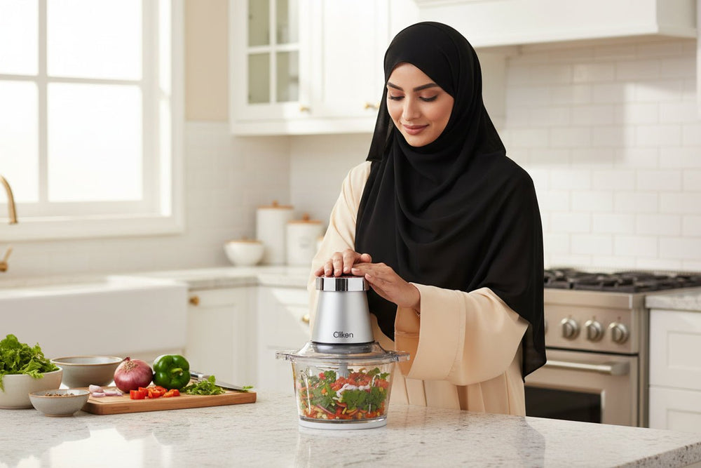 قطاعة الطعام الكهربائية 350 واط 2 لتر