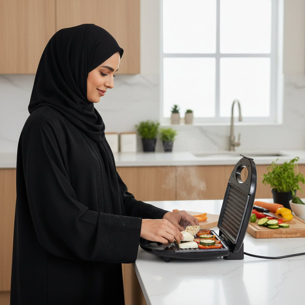 سخان ساندويتش وجريل من هوم ماستر   750 واط