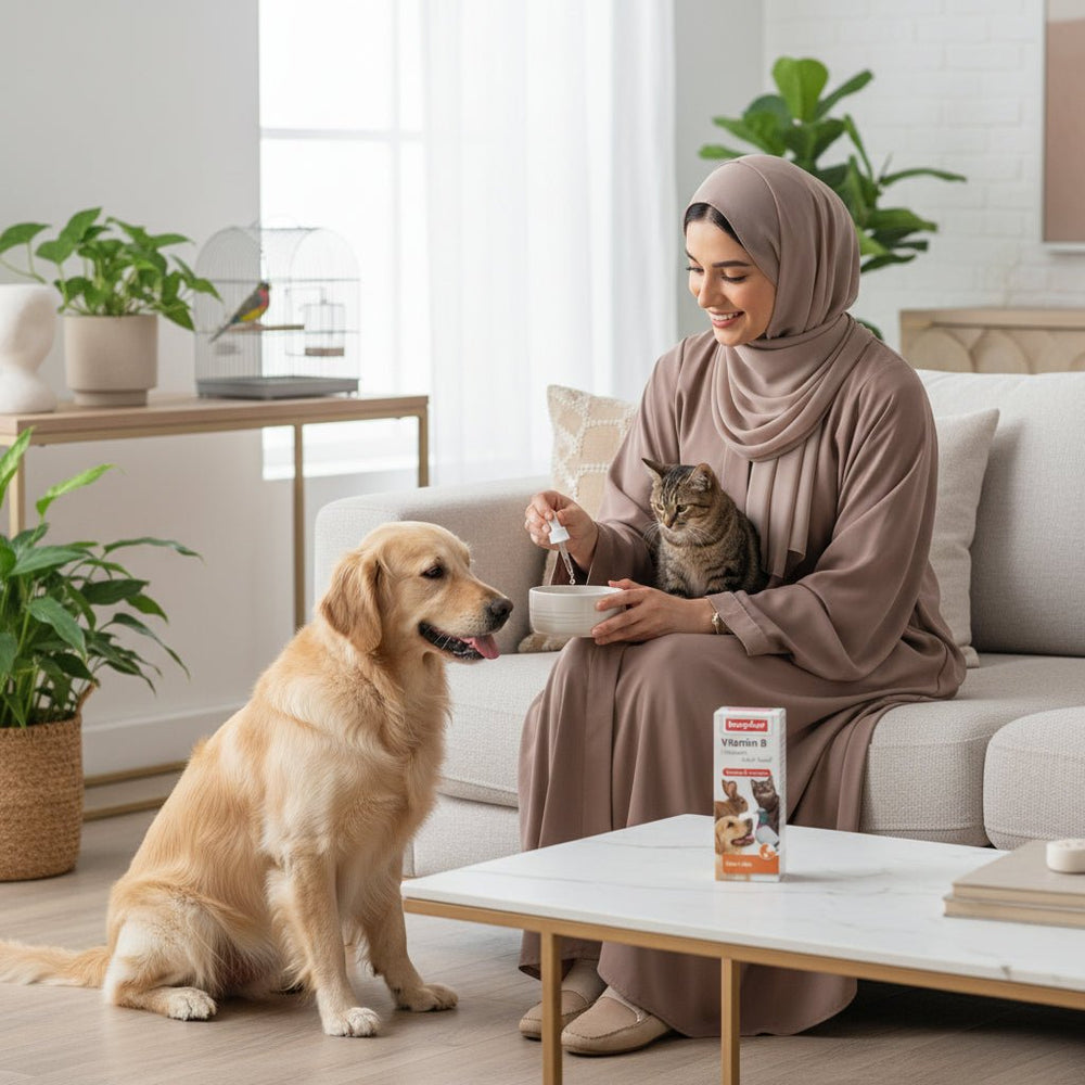 مكمل غذائي للكلاب والقطط والطيور 50 مل Beaphar Vitamin B Complex