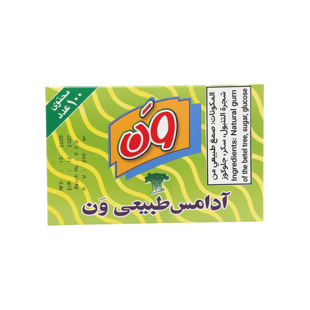 علكة ون الطبيعية من صمغ البطم 100 قطعة