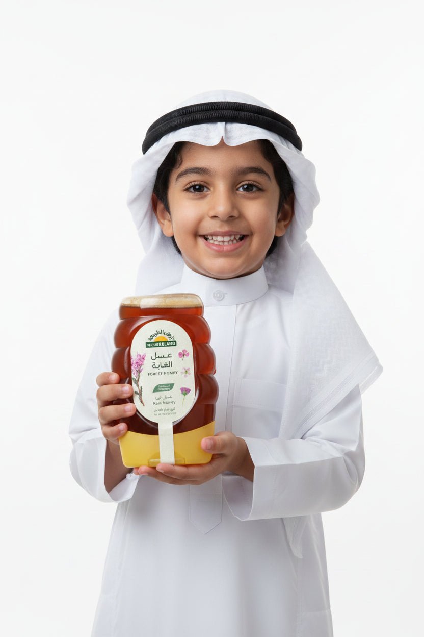 عسل الغابة العضوي أرض الطبيعة 360 جم
