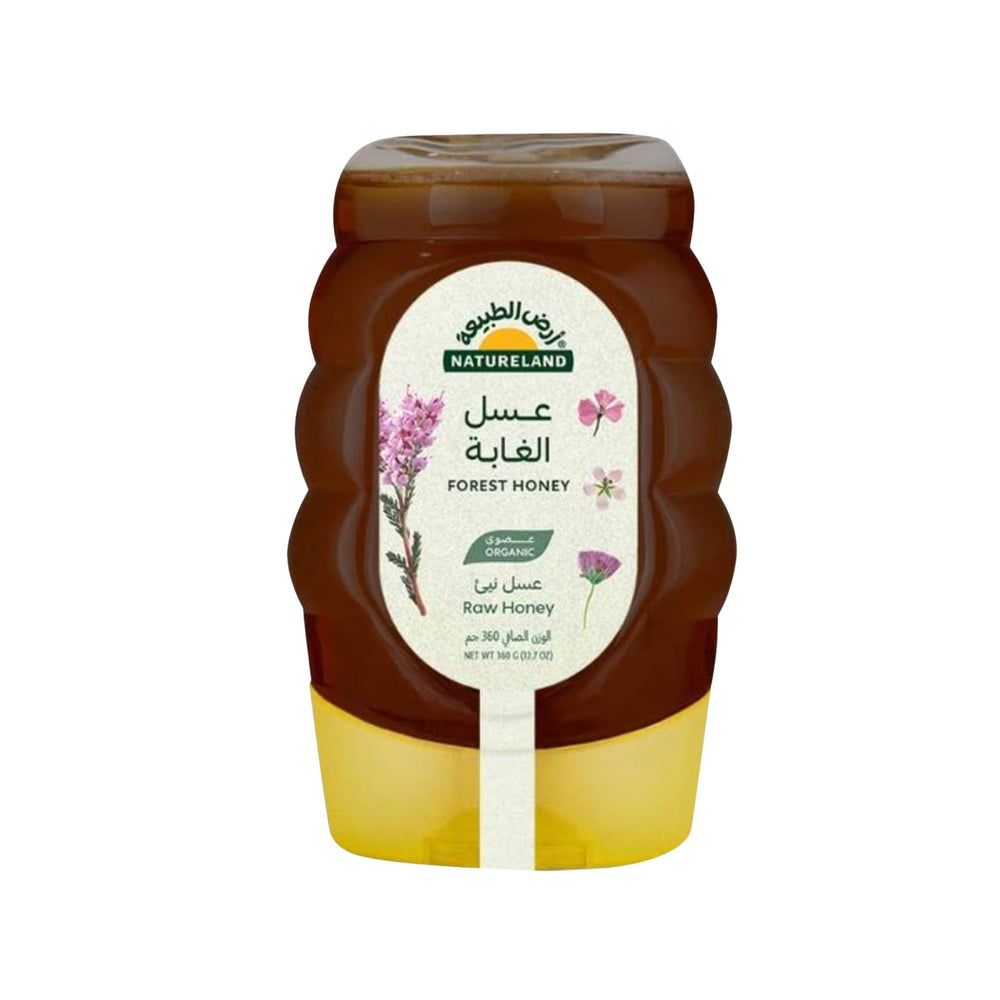 عسل الغابة العضوي أرض الطبيعة 360 جم