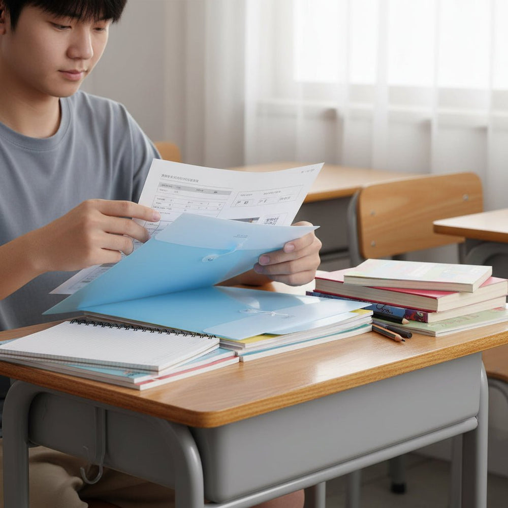 ملف بلاستيكي لحفظ الأوراق مقاس A4