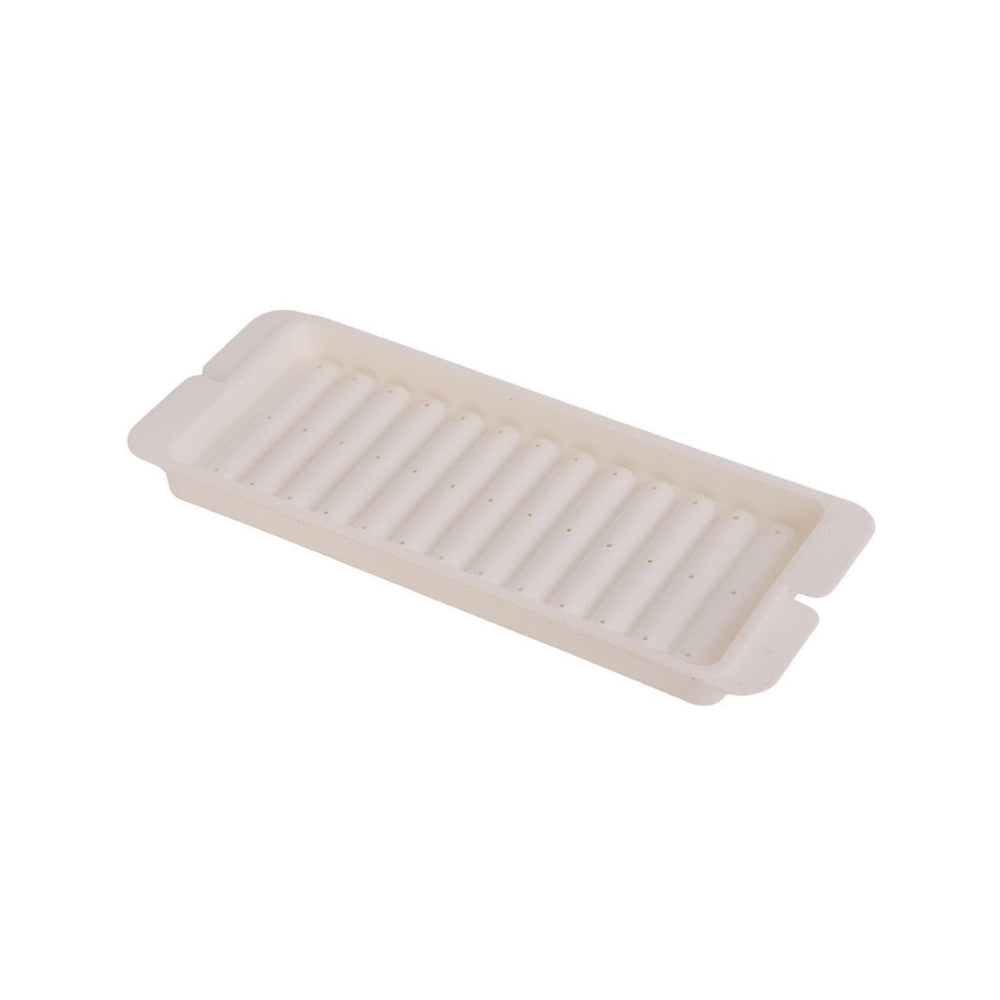 rectangular plastic ice cube tray