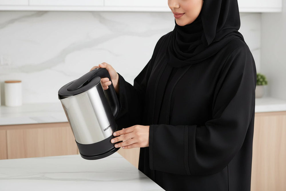 غلاية كهربائية ستانلس ستيل جيباس 1.7 لتر1850 الى 2200 واط