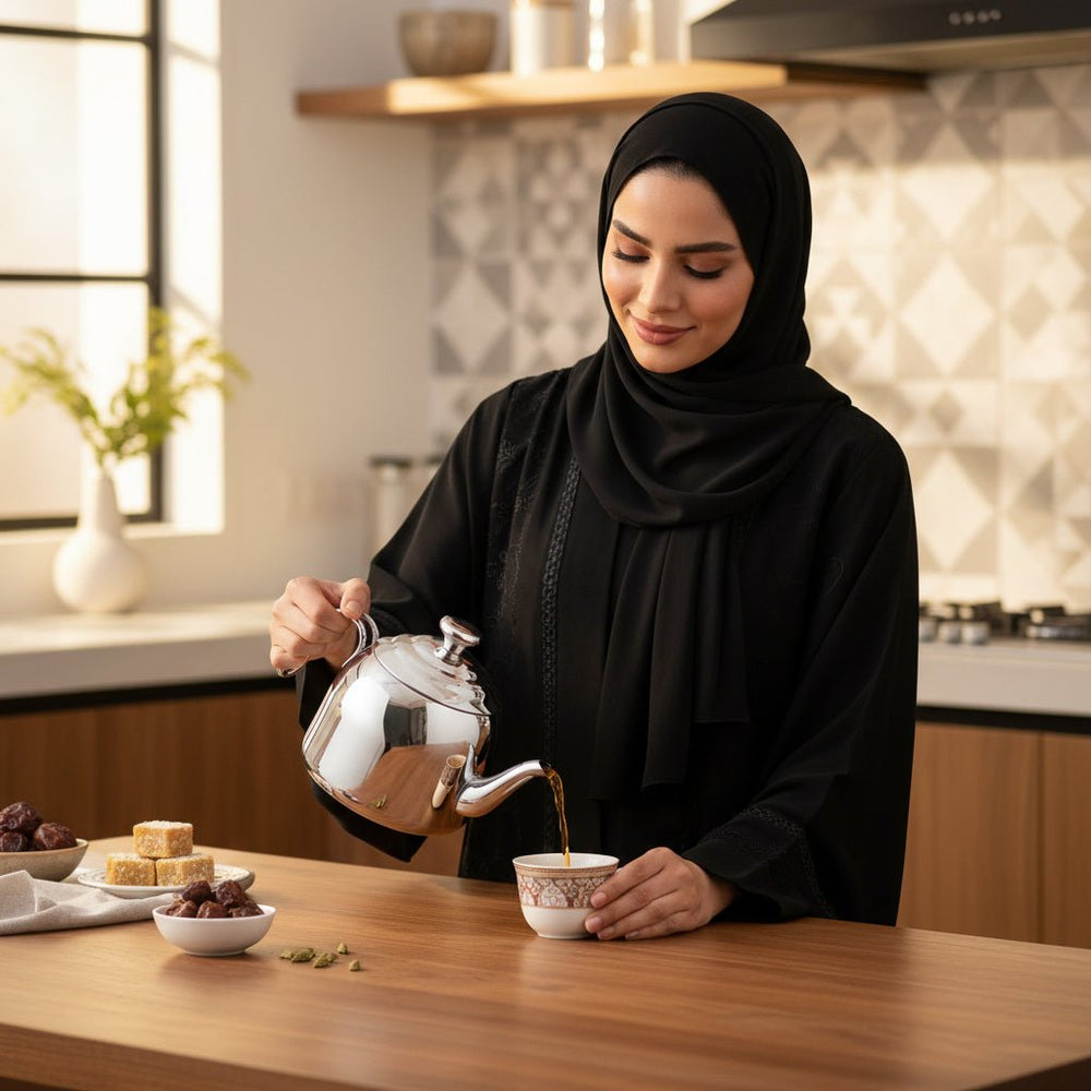 إبريق شاي ستانلس ستيل كوركماز دروبا  سعة 0.9 لتر