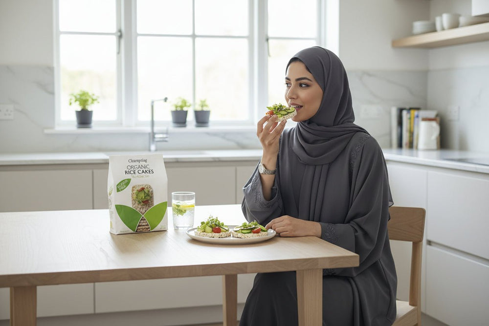 كعك الأرز العضوي من الحبوب الكاملة بدون ملح مضاف 130 غرام
