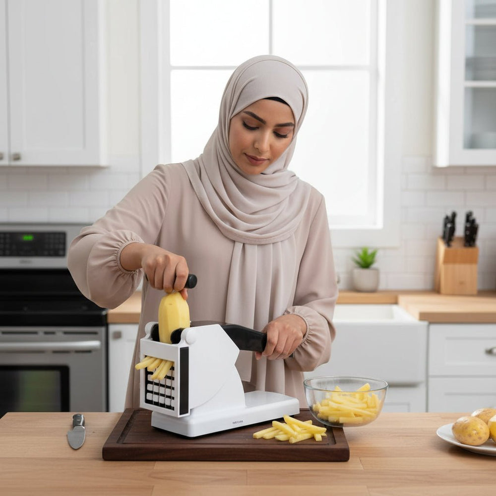 قطاعة بطاطس يدوية الصحاح  10 ملم و13 ملم