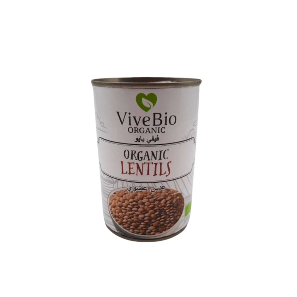 عدس عضوي معلب 400 جرام