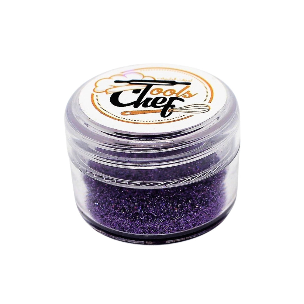 ألوان بريق للطعام بنفسجي لامع 10 جرام من Glitter Powder