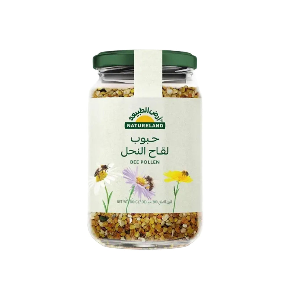 حبوب لقاح النحل من أرض الطبيعة مكمل غذائي طبيعي 200 جم