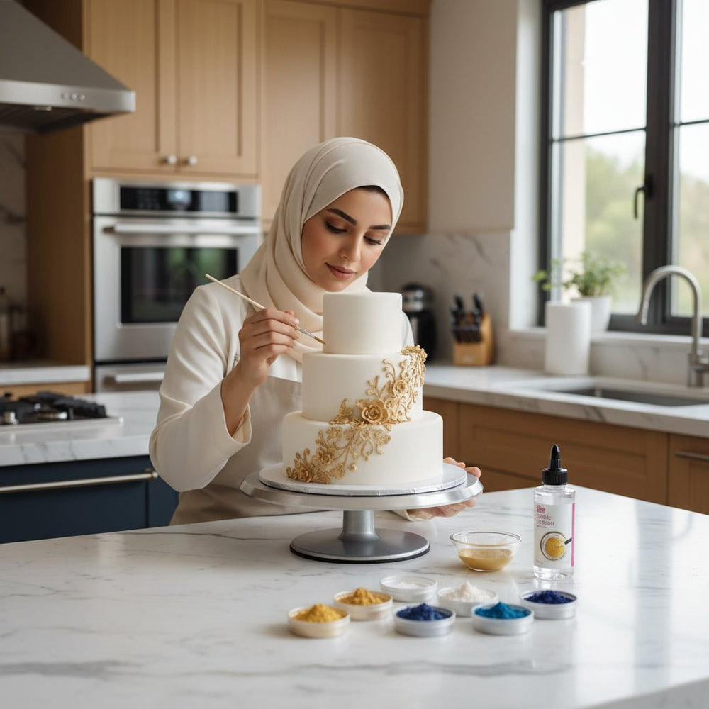 مذيب ومقوي ألوان البودرة الغذائية 120 جم