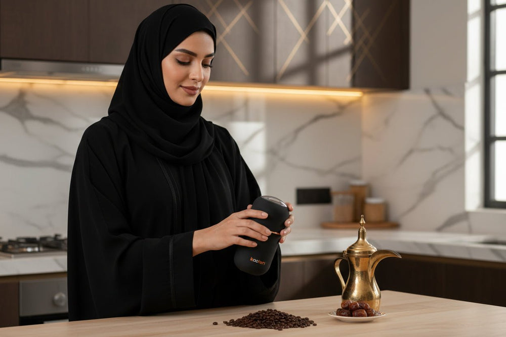 مطحنة قهوة كهربائية كولين 80 جرام أسود