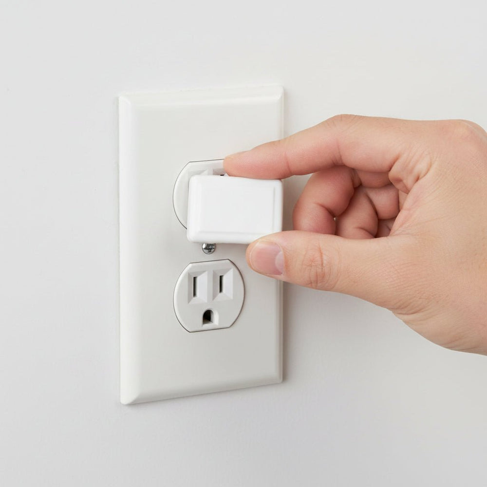 8-Pack Dual Outlet Safety Plug Covers