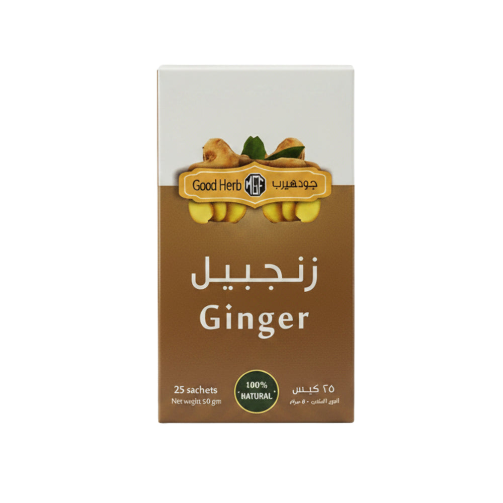 شاي الزنجبيل جود هيرب 50 جرام 25 كيس