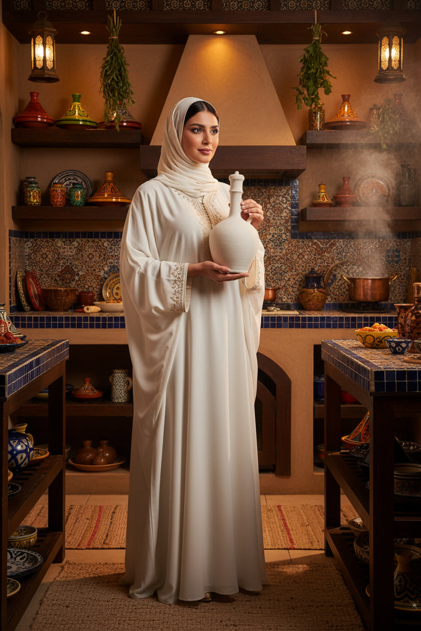 جرة ماء من الفخار مع غطاء 4 لتر