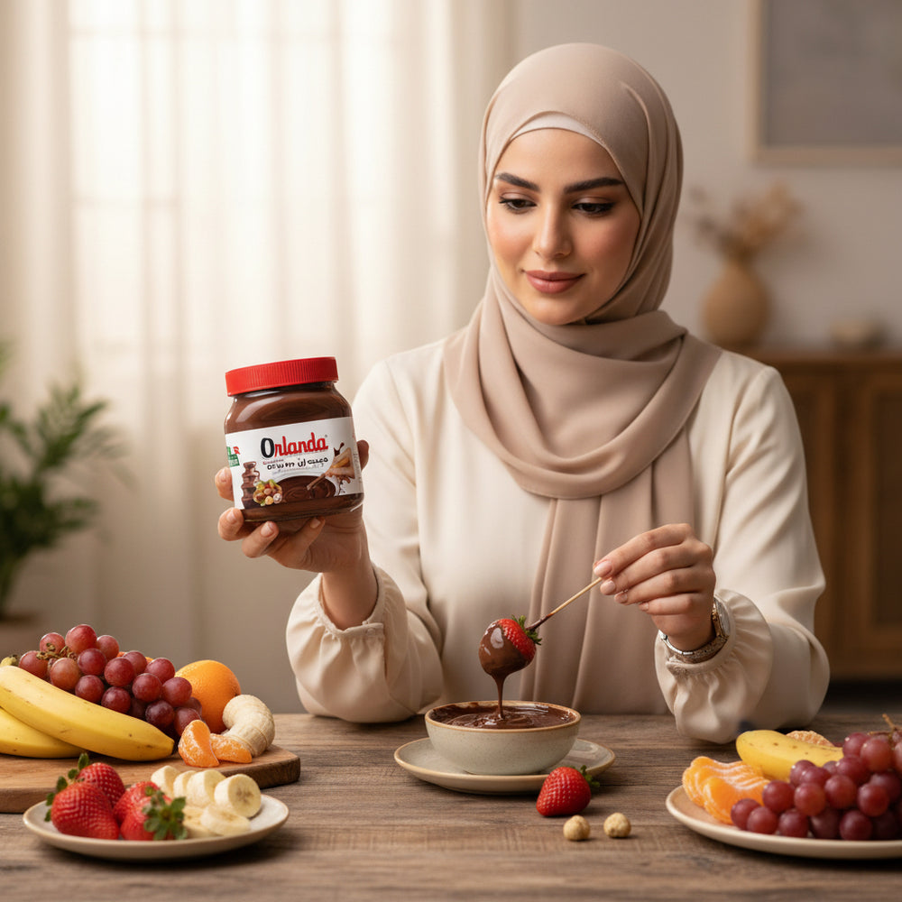 أورلاندا ديب إن كريمة البندق مع الكاكاو 750 غرام