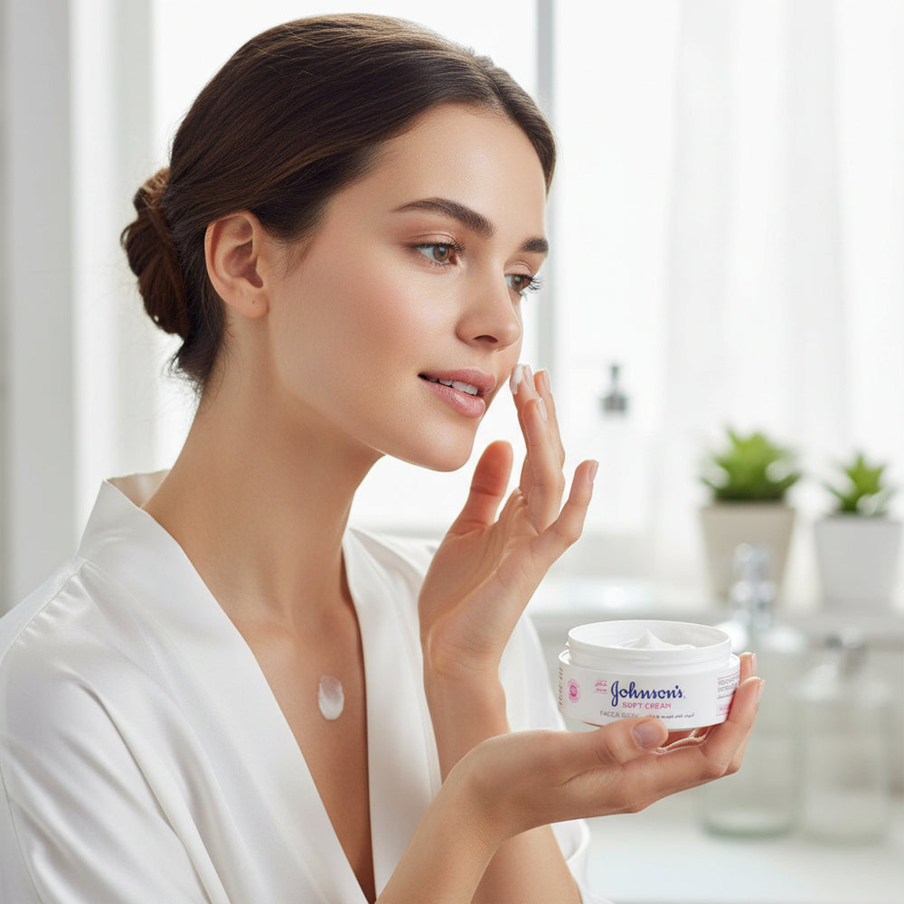 Johnson's Soft Body Cream 24-Hour Moisture 200ml