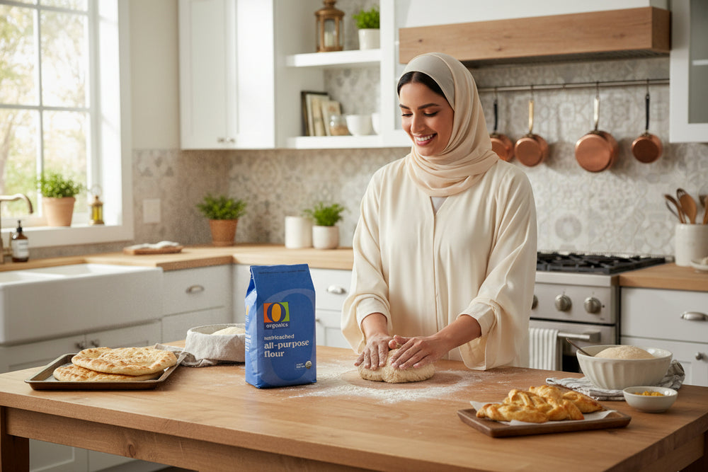 دقيق لجميع الأغراض العضوي غير المبيض 2.26 كجم من O organics
