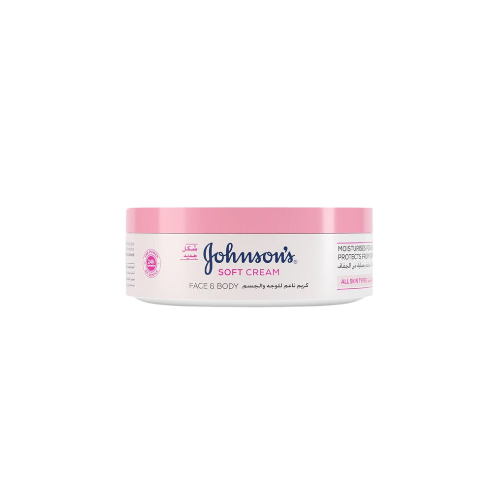 Johnson's Soft Body Cream 24-Hour Moisture 200ml