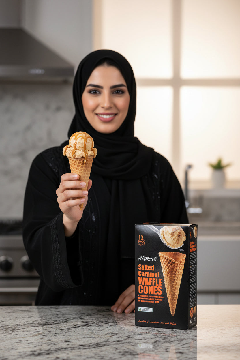 مخروط الوافل بالكراميل المملح التيميت 170 غرام